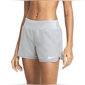 NIKE Eclipse High Waist Running Shorts size Large Grey shorts
